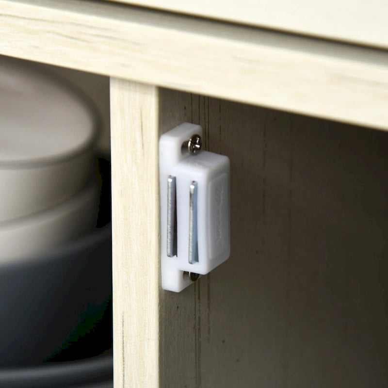 Rustic Barn Door Buffet Sideboard Storage Cabinet for Kitchen & Dining Room