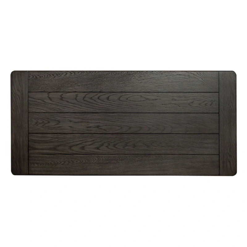 Allyson Park Wirebrushed White Charcoal Writing Desk