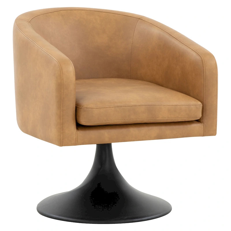 Pedestal Chair - 27.6" W x 29.7" D x 31.9" H