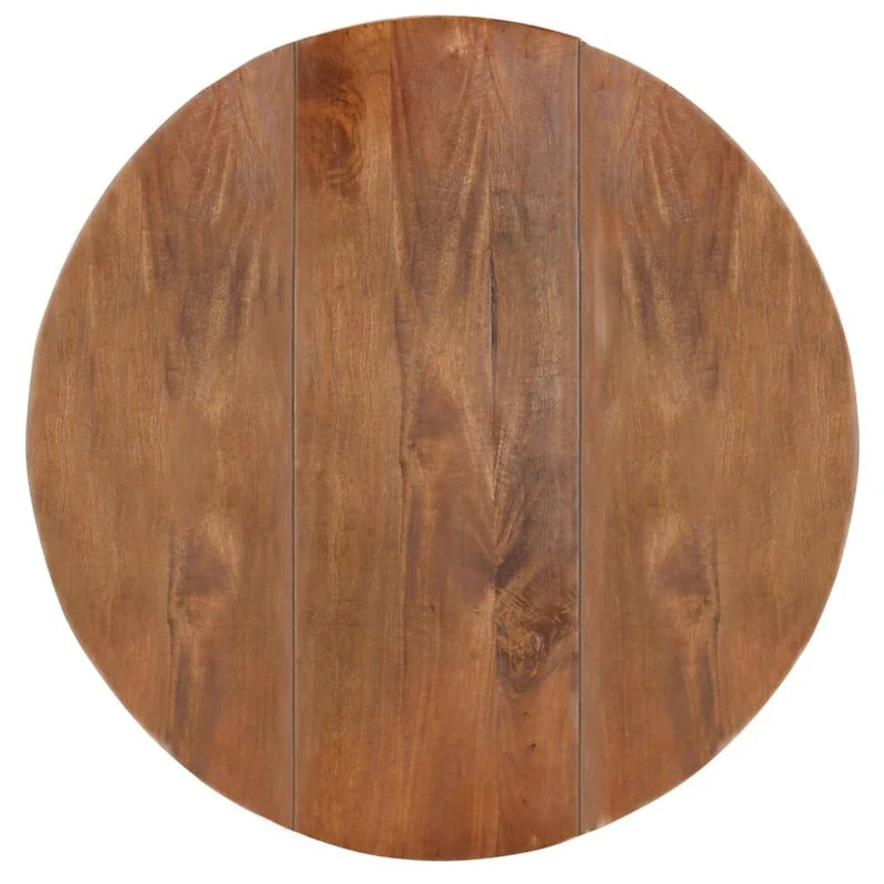 vidaXL Dining Table Kitchen Table Dining Room Table Round Solid Mango Wood