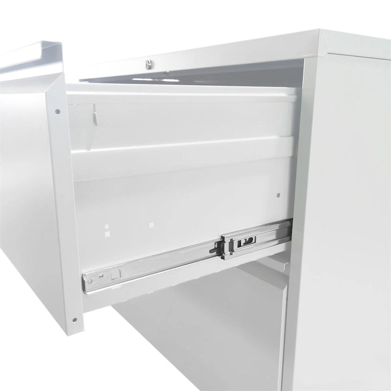 4 Drawer Metal Vertical File Cabinet w/Lock Office Home File Cabinet