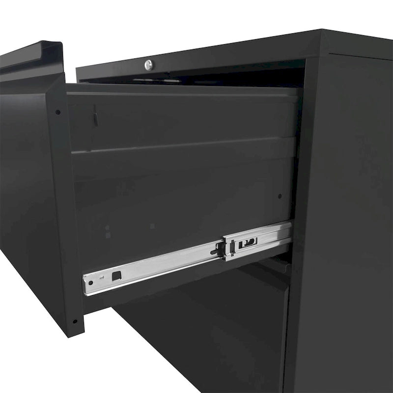 4 Drawer Metal Vertical File Cabinet w/Lock Office Home File Cabinet